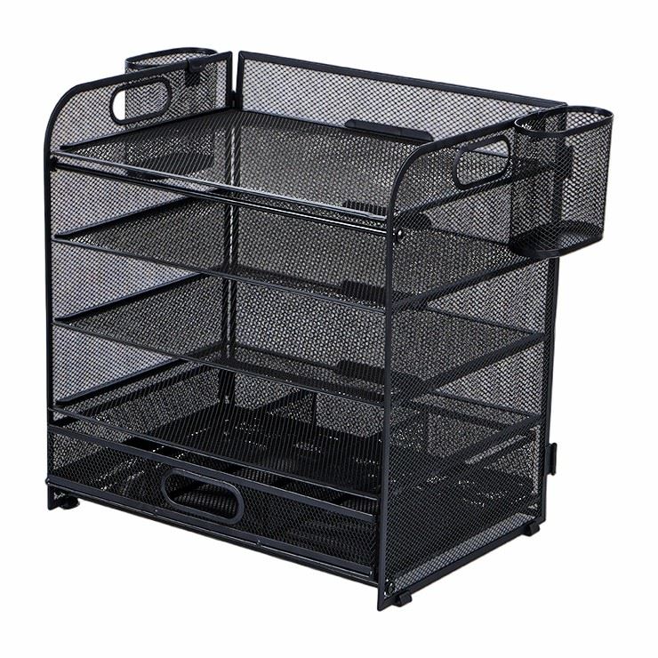 Black Metal Mesh Desk Accessories factory Black Metal Mesh Desk Accessories factory